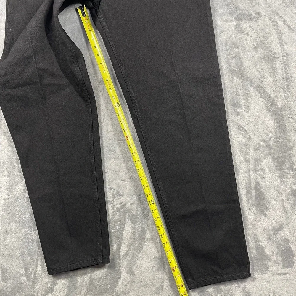 VTG 90's Orange Tab‎ Levis 550 Mens Black Relaxed Fit Tapered Jeans 38(36.5)x34